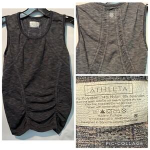 Athleta Scrunched Fastest Sleeveless Tank Women Size S